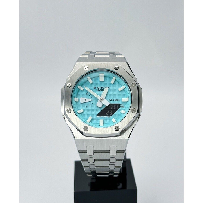 Custom Original G-Shock GA2100 Mod • Tiffany Steel AP • 43mm